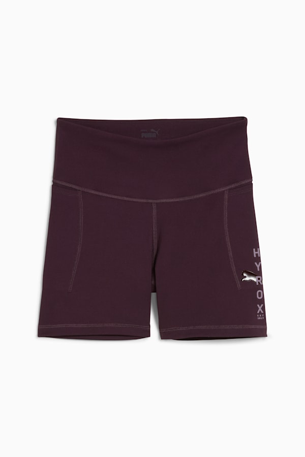 PUMA x HYROX CLOUDSPUN 5" Shorts Women, Midnight Plum, extralarge